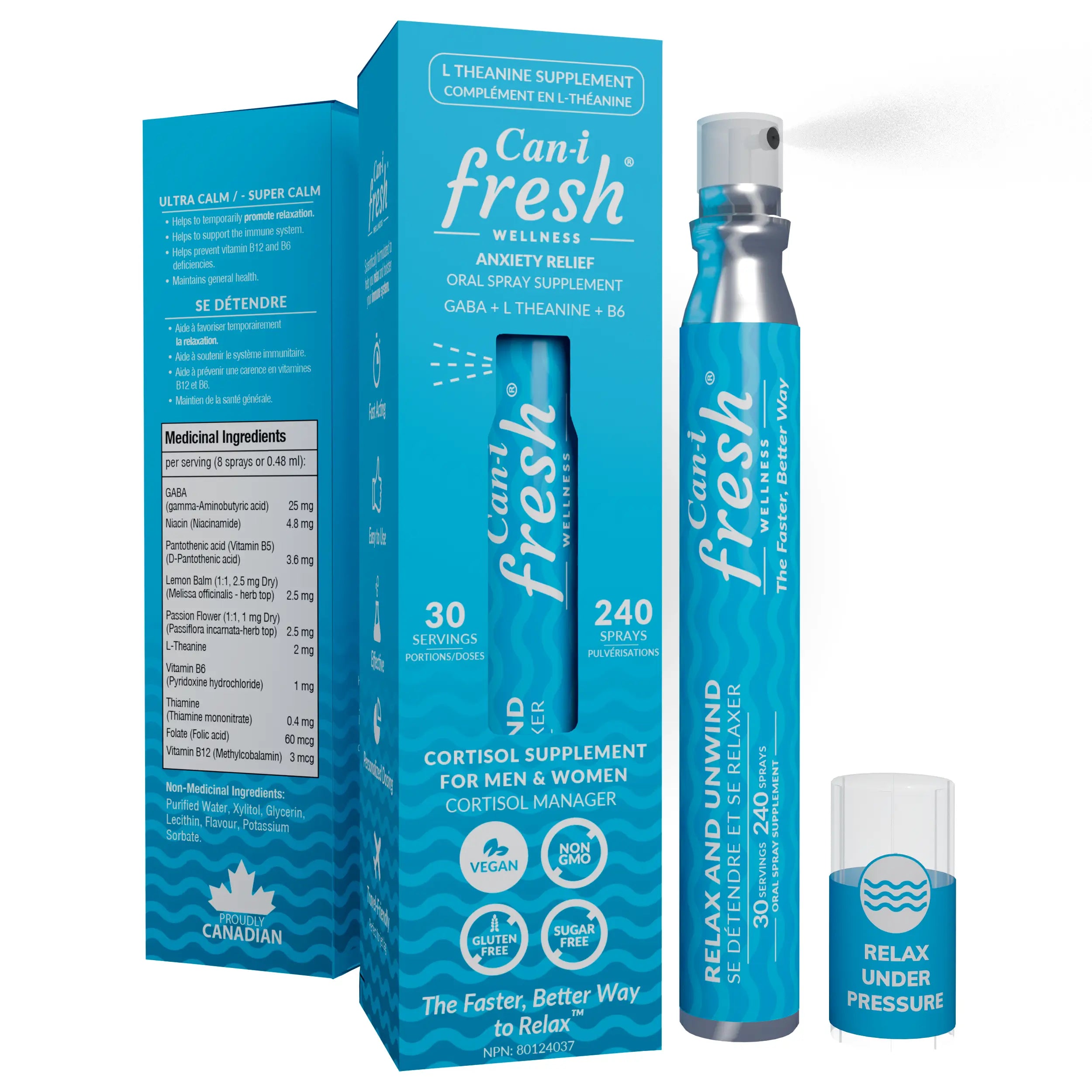 Can-i Fresh | Stress Relief Oral Vitamin Spray