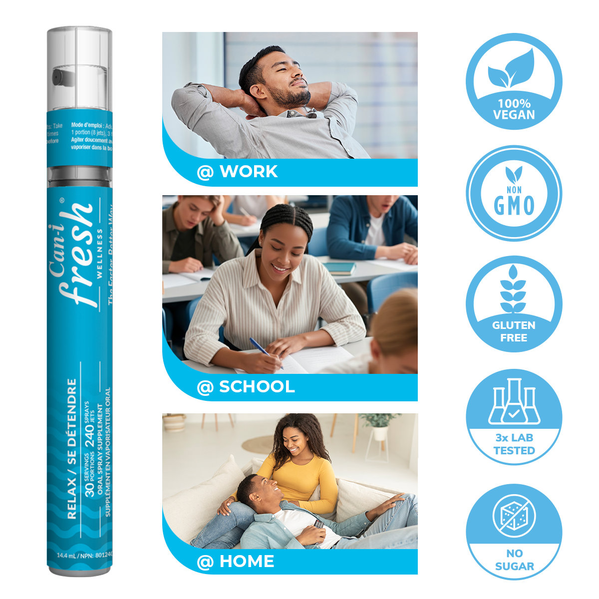 Can-i Fresh | Stress Relief Oral Vitamin Spray