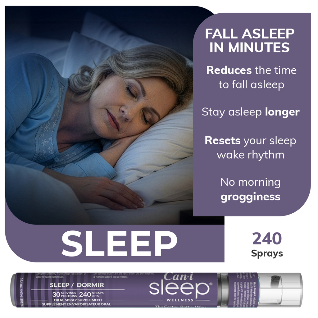 Can-i Sleep | Fast Acting Sleep Aid Vitamin Supplement Spray